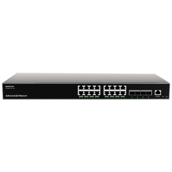 Switch Grandstream GWN7812P Black 83 Gbit/ s photo 1