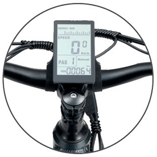 Bicicletă electrică ApeRyder Buffalo-F Gray 26" | 250 W | p&acirc;nă la 60 km photo 5