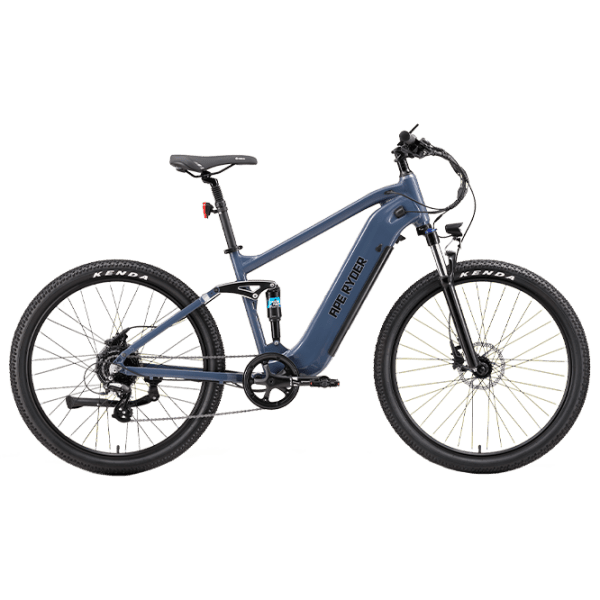 Bicicletă electrică ApeRyder Buffalo-E Gray 27.5" | 250 W | p&acirc;nă la 80 km photo 1