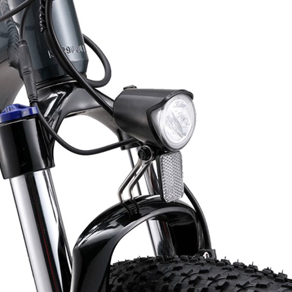 Bicicletă electrică ApeRyder Buffalo-E Gray 27.5" | 250 W | p&acirc;nă la 80 km photo 6