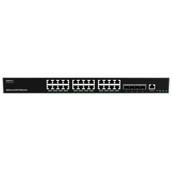 Switch Grandstream GWN7813 Black 128 Gbit/ s photo 2
