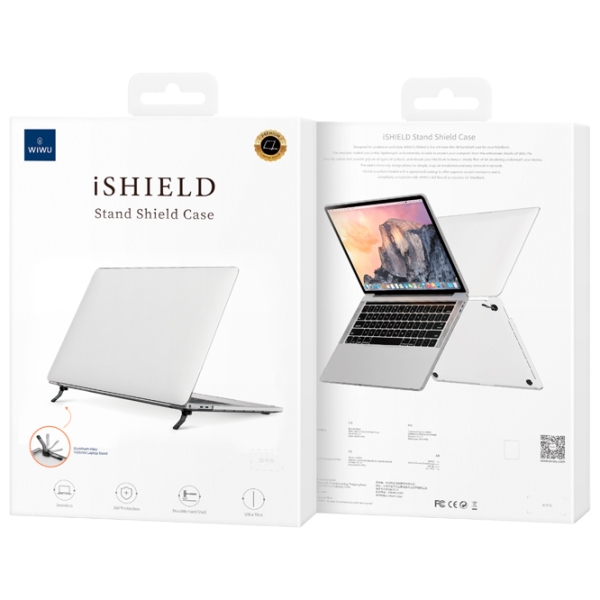 Чехол для ноутбука WIWU iSHIELD Stand Shield 13.6" Прозрачный  photo 7