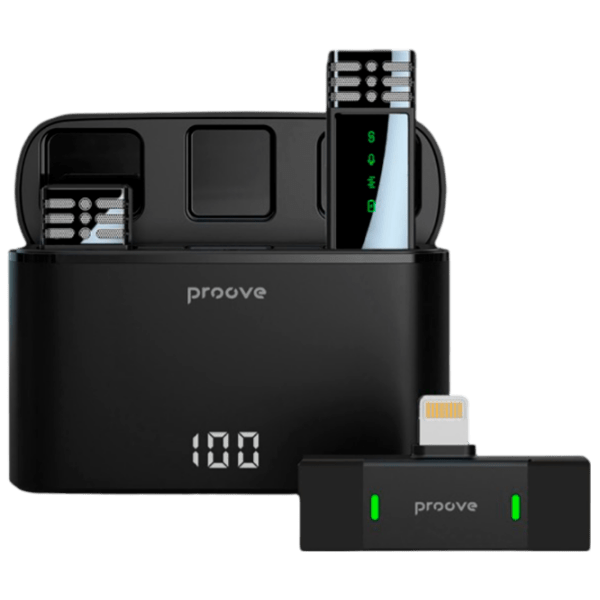 Microfon Proove Record Lightning Black  photo 1