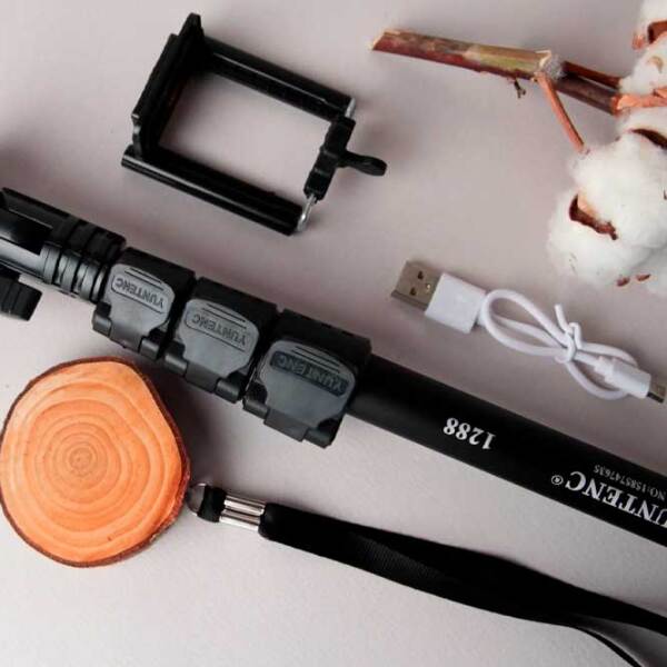 Selfie Stick Yunteng YT-1288 Black Bluetooth / Black photo 6