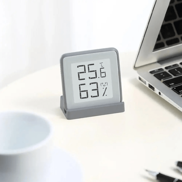 Senzor de Temperatură si Umiditate Xiaomi MHO-C402 White  photo 2
