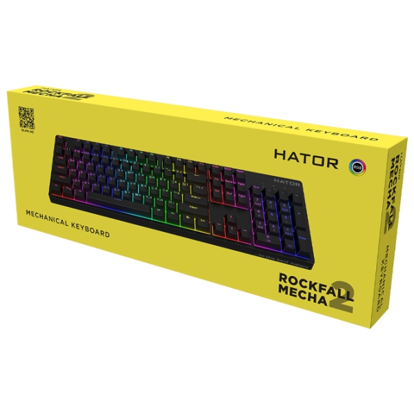 Tastatură Hator Rockfall 2 Black Gaming, Cu fir photo 6