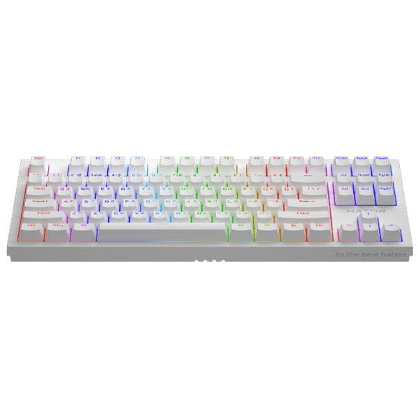 Tastatură Hator Skyfall 2 TKL PRO White Gaming, Cu fir photo 2