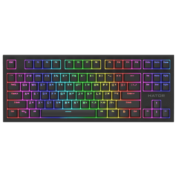 Tastatură Hator Skyfall 2 TKL PRO Black Gaming, Cu fir photo 1