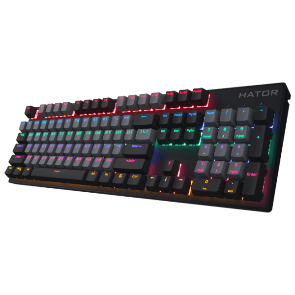 Клавиатура Hator Starfall Rainbow Origin Blue Черный Игровой, Проводная photo 2