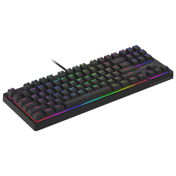 Tastatură Hator Rockfall 2 Mecha TKL Black Gaming, Cu fir photo 2