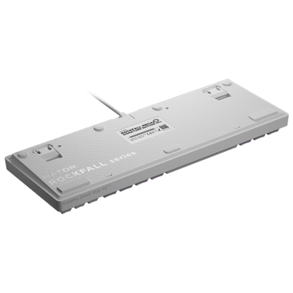 Tastatură Hator Rockfall 2 Mecha Signature Edition White Gaming, Cu fir photo 5