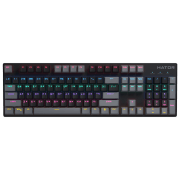 Tastatură Hator Starfall Rainbow Origin Red Black Gaming, Cu fir