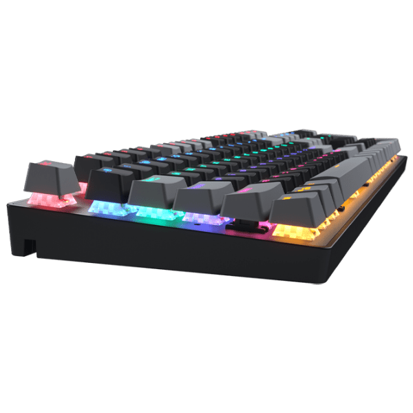 Tastatură Hator Starfall Rainbow Origin Red Black Gaming, Cu fir photo 4