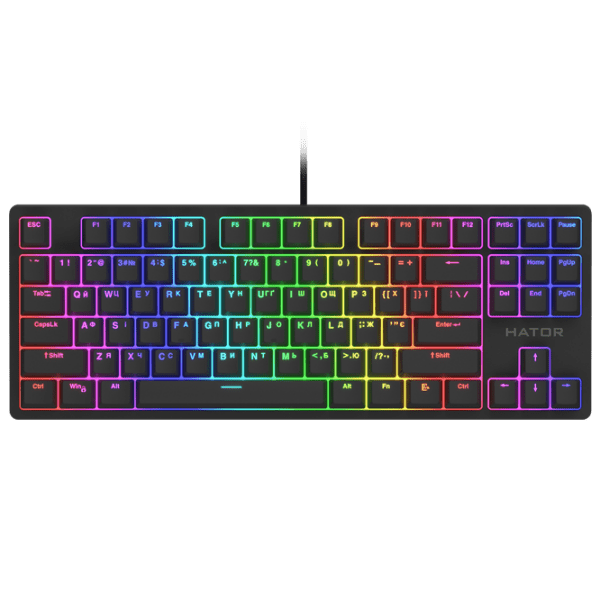 Tastatură Hator Rockfall 2 Optica TKL Black Gaming, Cu fir photo 1
