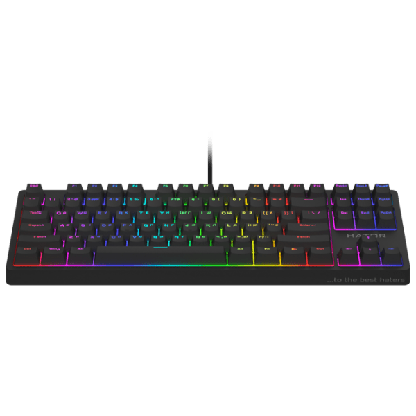 Tastatură Hator Rockfall 2 Optica TKL Black Gaming, Cu fir photo 2