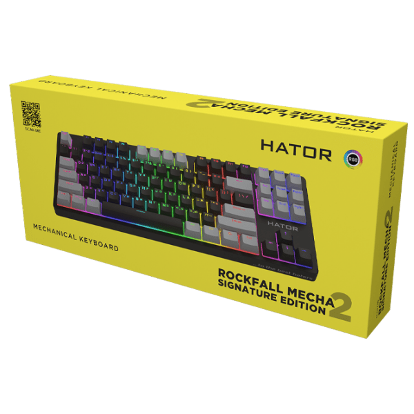 Клавиатура Hator Rockfall 2 Mecha Signature Edition Черный Игровой, Проводная photo 6