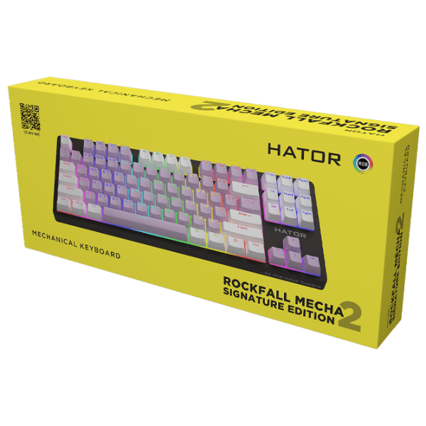 Клавиатура Hator Rockfall 2 Mecha Signature Edition Черный Игровой, Проводная photo 6