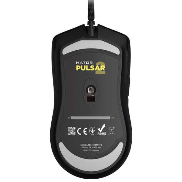 Mouse Hator Pulsar 2 Black Cu fir / 6200 dpi photo 5