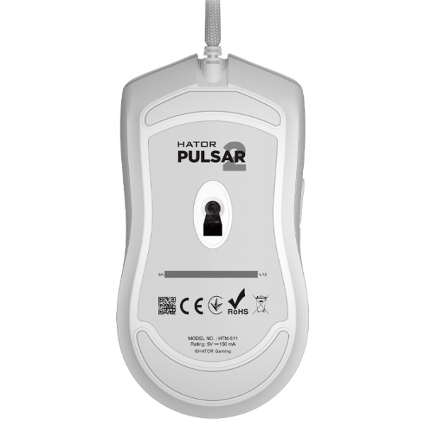 Mouse Hator Pulsar 2 White Cu fir / 6200 dpi photo 5