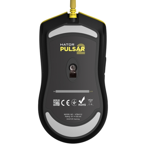 Mouse Hator Pulsar 2 Yellow Cu fir / 6200 dpi photo 6