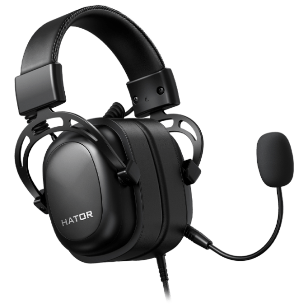 Căști Hator Hypergang 2 Black Cu fir / Gaming / Over the ear photo 1