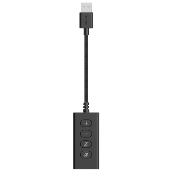 Căști Hator Hypergang 2 USB 7.1 Black Cu fir / Gaming / Over the ear photo 4