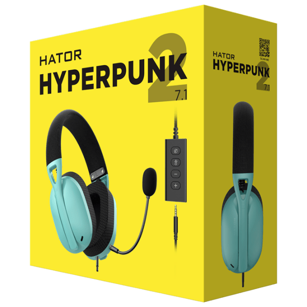 Căști Hator Hyperpunk 2 USB 7.1 Mint Cu fir / Gaming / Over the ear photo 6