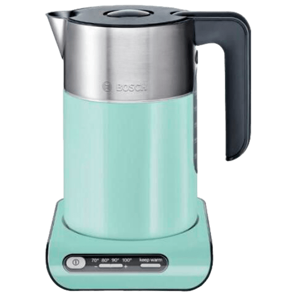 Ceainic electric Bosch TWK8612P Turquoise 2400 W, 1.5 l, Material interior: Inox photo 1