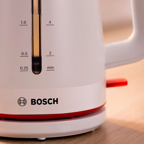 Ceainic electric Bosch TWK3M121 White 2400 W, 1.7l, Material interior: Plastic photo 3