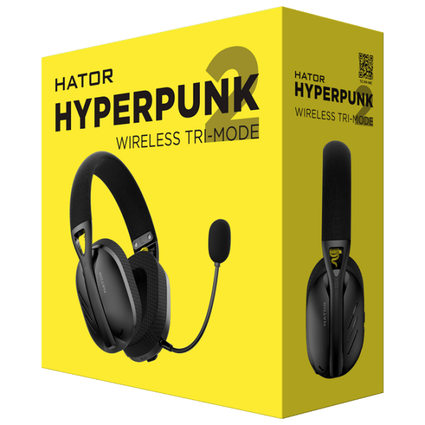 Căști Hator Hyperpunk 2 Tri-mode Black Fără fir + Cu fir / Gaming / Over the ear photo 6