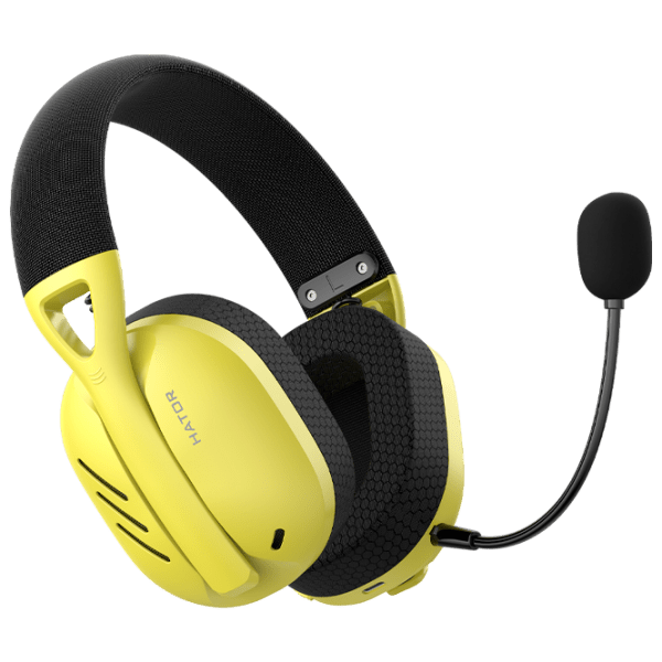 Căști Hator Hyperpunk 2 Tri-mode Yellow Fără fir + Cu fir / Gaming / Over the ear photo 2