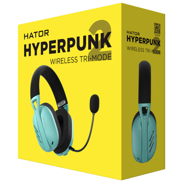 Căști Hator Hyperpunk 2 Tri-mode Mint Fără fir / Gaming / Over the ear photo 6