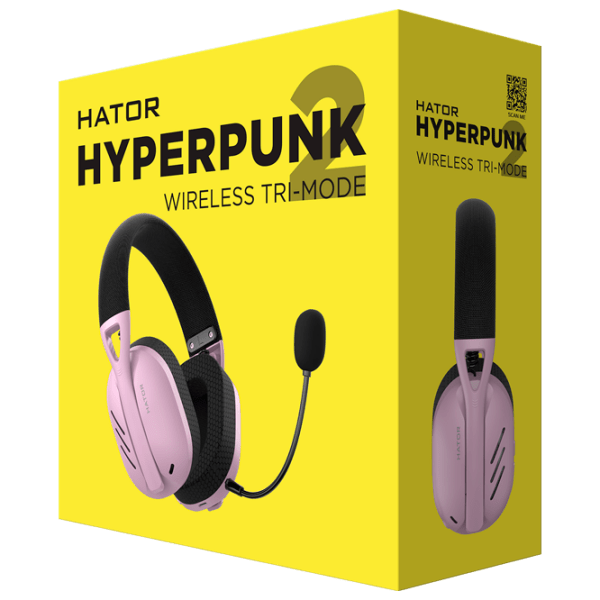 Căști Hator Hyperpunk 2 Tri-mode Lilac Fără fir / Gaming / Over the ear photo 6