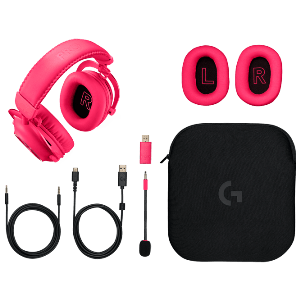 Căști Logitech G Pro X 2 Pink Fără fir / Gaming / Over the ear photo 6
