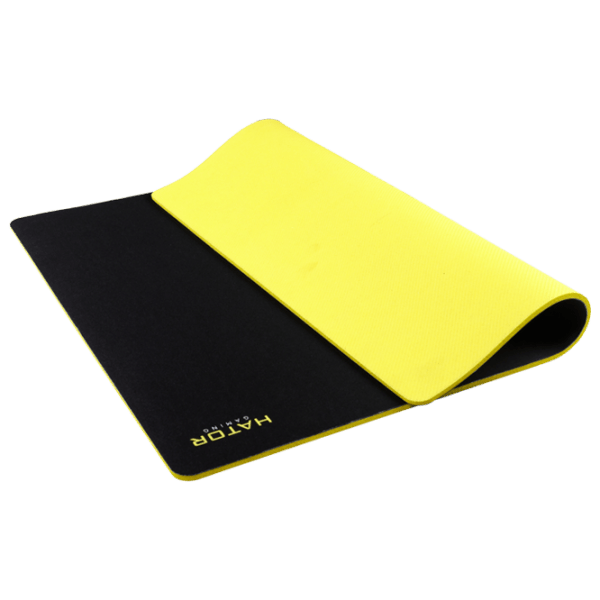 Covoraș pentru mouse Hator Tonn L Yellow Black 500 x 420 x 4 mm photo 3