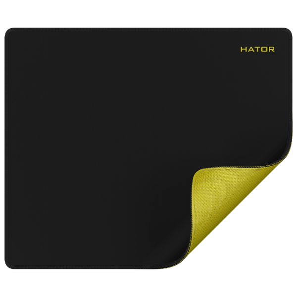 Covoraș pentru mouse Hator Tonn eSport L Yellow Black 500 x 420 x 4 mm photo 2