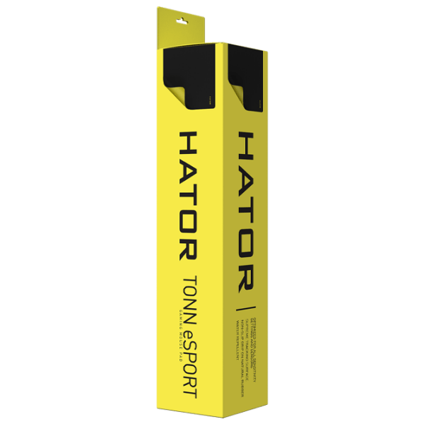 Covoraș pentru mouse Hator Tonn eSport L Yellow Black 500 x 420 x 4 mm photo 5