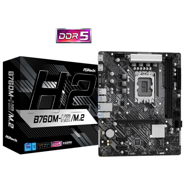 Материнская плата ASRock B760M-H2/ M.2 mATX  photo 4