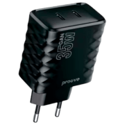 Сетевое зарядное устройство Proove Silicone Power (35 Вт) Черный  / Черный