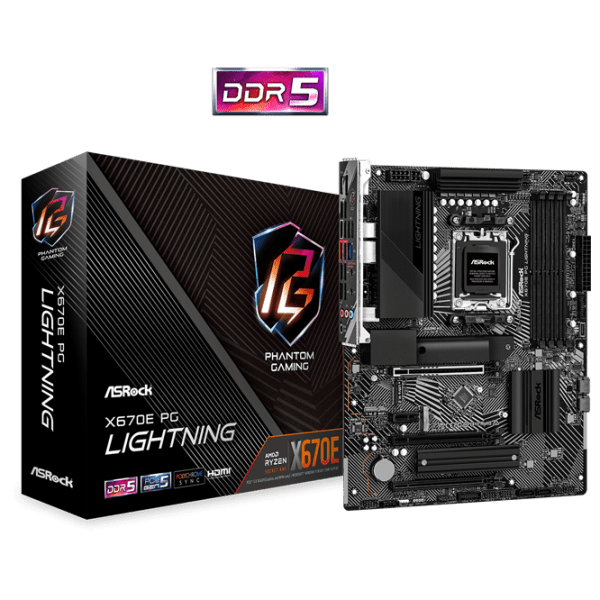 Материнская плата ASRock X670E PG LIGHTNING ATX  photo 5