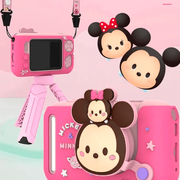 Фотоаппарат PRC Cartoons Mickey S9 Розовый Для детей, 3+ photo 4
