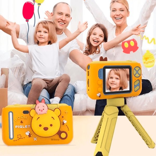Фотоаппарат PRC Cartoons Pooh S9 Желтый Для детей, 3+ photo 3