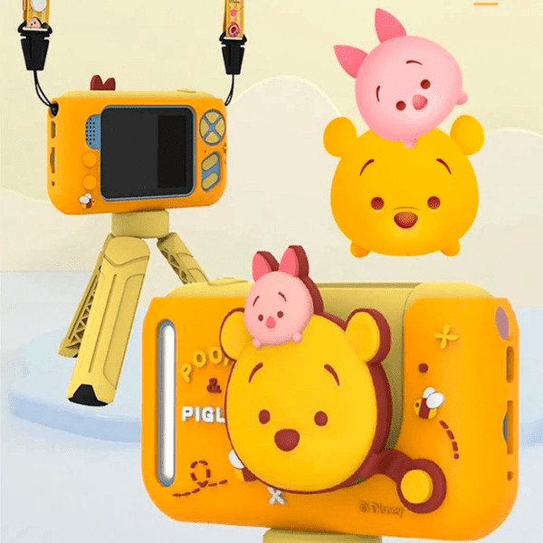 Фотоаппарат PRC Cartoons Pooh S9 Желтый Для детей, 3+ photo 4