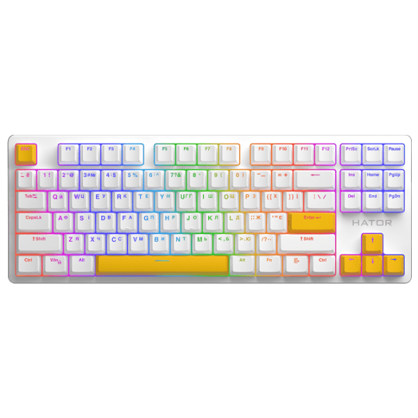 Accesorii pentru tastatură Hator Sunny Yellow PBT Yellow Gaming, photo 2