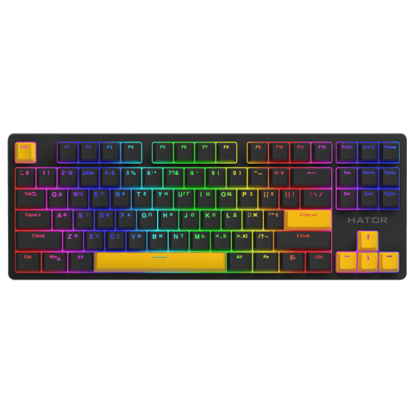 Accesorii pentru tastatură Hator Sunny Yellow PBT Yellow Gaming, photo 3