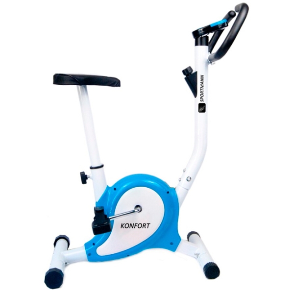 Bicicletă fitness Sportmann Konfort SM1220 Blue White , 100 kg photo 2