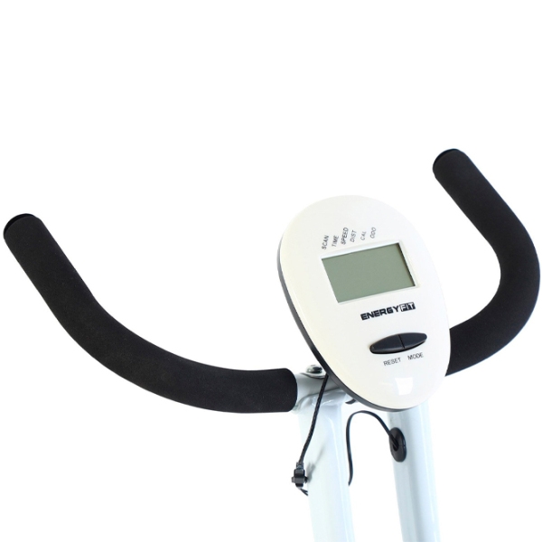 Bicicletă fitness Energy Fit A250 Black White , 100 kg photo 4