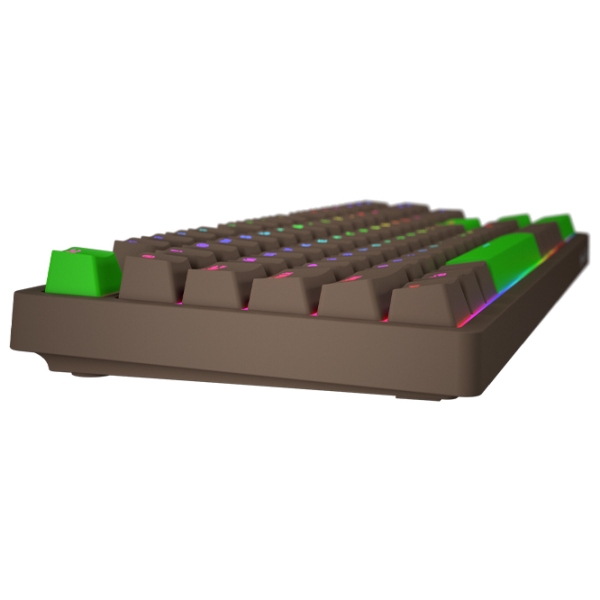 Tastatură Hator Rockfall 2 Mecha TKL Autograph Edition Brown Gaming, Cu fir photo 4