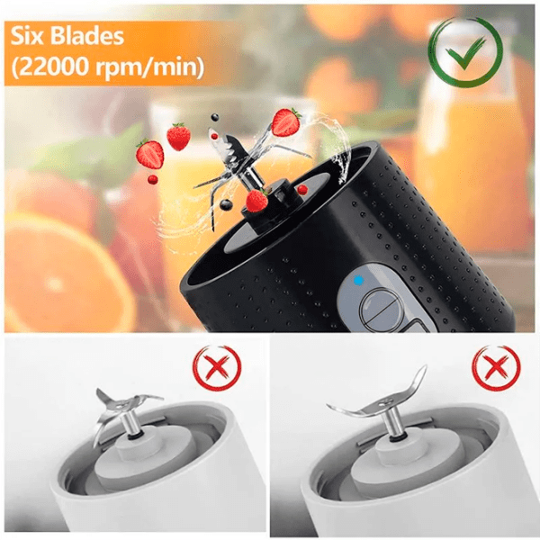 Blender portabil Greennovo 788725 Black  photo 5