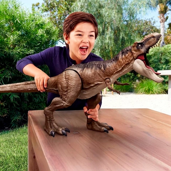 Figurină Mattel Jurassic World Tyrannosaurus Rex 4+ / Brown photo 4